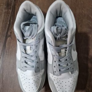 NIKE | Dart 10 Grey & Pink Mesh Athletic Lace Up Running Trainers Shoes UK 5.5