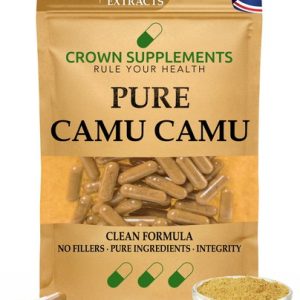 Pure Camu Camu Capsules | Raw Fruit Extract | Crown Supplements UK