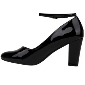 Womens Block Heel Shoes Ankle Strap Mid Heel Sandals Comfortable Footwear