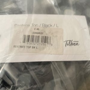 TILBEA BEATRICE ANIMAL PRINT LARGE BLACK MATERNITY TOP