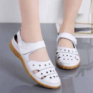 Women Orthopedic Sandals Comfy Closed Toe Mules Summer Slippers Flat Shoes Sizes