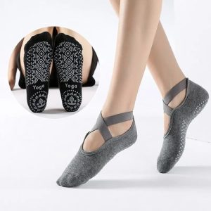 Non-Slip Yoga Socks for Women – Pilates, Fitness, Ballet Grip Socks – Anti-Slip