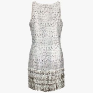 ERMANNO SCERVINO Womens Sleeveless Summer Cotton Leopard Dress Size S NWT $1570