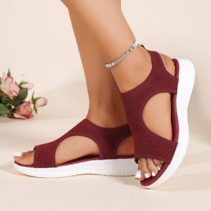Womens Orthopedic Sandals Casual Ladies Walking Slingback Summer Flatforms Shoes