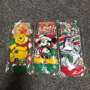 Set of 3 pairs, socks, Disney characters, Pooh, Mickey, Buzz Lightyear