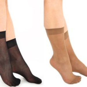 Pack of 3 Girls Ladies Sheer Socks Ankle Anklet Pop Socks 15 Denier UK Size 4-7