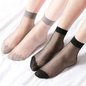 10 Pairs Ladies Ankle Tights Pop Socks Comfort Top Silky Smooth