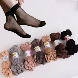 10 Pairs Ladies Ankle High Tights Pop Socks Comfort Top Silky Smooth