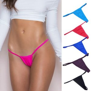 Womens Ladies Mini G-String Micro Thong Sexy Underwear Lingerie Knickers Panties