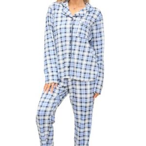 Ex UK Brand Ladies Lounge Wear Pyjamas Set Womens PJ Pants Cotton Nightwear