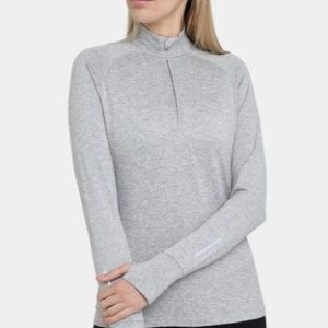 TCA Women’s Small Cloud Fleece ¼ Thermal Running Top with Zip Pocket BNWT