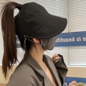 Women’s Quick Dry Sun Visor Hat Summer UV Protection Sports Cap Open Top