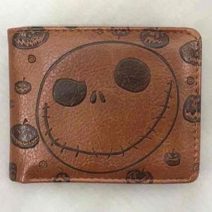 The Nightmare Before Christmas Wallet Men Women Short Cards Coin Bifold Purse