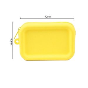 Waterproof Wallet Coin Purse Smooth Zipper Earphone Bag  Students