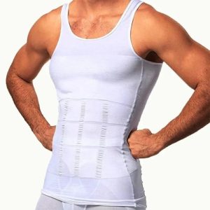 YBFDO Men Body Shaper Slimming Compression Vest Undershirt Seamless Waist Traine