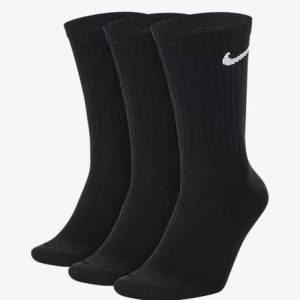 3Pc Nike Men’s Women Everyday Cushioned Ankle Crew Sport Socks Size 4-8,6-11