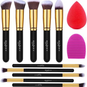 Makeup Brushes, BEAKEY Brushes Sets Professional Premium Synthetic…