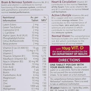 Multivitamin for Women Over 50 Years 30 Count (Pack of 1)