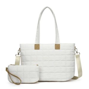 Tote Bag with Laptop Compartment Multi-Pocket for Women