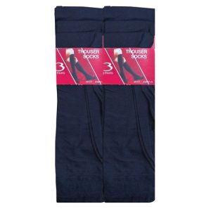Ladies Stretchy Trouser Socks Knee High Office Work School Stretchy Socks
