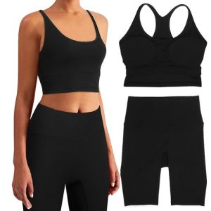 Workout Outfit High Waisted Yoga Shorts Fitness Outfits for Women
