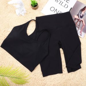 Workout Outfit High Waisted Yoga Shorts Fitness Outfits for Women
