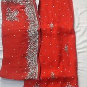 Unstitched Punjabi Pakistani Indian Suit Salwar Kameez Wedding Party Wear