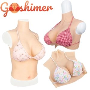B-H Cup Realistic Silicone Breast Forms Breast Plate Fake Boobs For Crossdresser