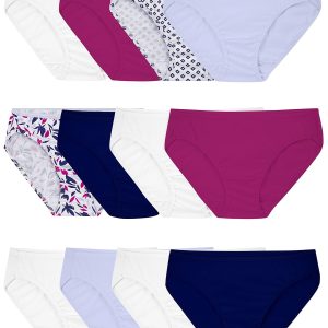 Fruit of the Loom Womens Eversoft Cotton Underwear Multipacks, Tag Free & Bre…