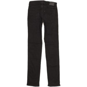 Levi’s 712 Women Black Straight Slim Stretch Jeans W26 L33 (109638)