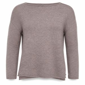 Womens Divided by H&M Size S UK ” Pullover Jumper Brown Round Neck Long Sleeve