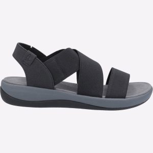 Hush Puppies Sophia Women Casual Holiday Walking Summer Sandals Black