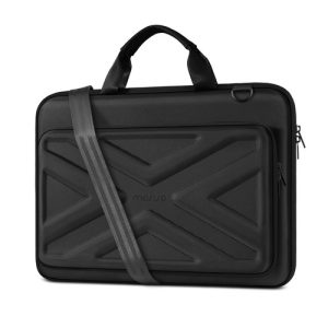 MOSISO Laptop Case 15.6-16 inch, Hard Computer Bag Men Women, 16 Black
