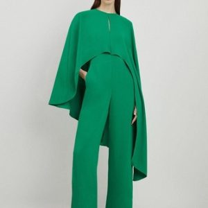 Karen Millen Women’s Jumpsuit UK 6 Green 100% Polyester Jumpsuit New with tags