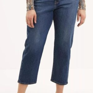 Levi’s 859530019 Women’s Original Cropped Denim Jeans Pants (PLUS SIZE S22, S24)
