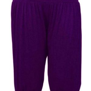 Womens 3/4 Ali Baba Hareem Baggy Pants Trousers Cropped Shorts Leggings 8-26