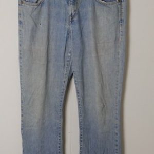 LEVI’S 501 Womens US8 UK 10 Jeans Blue Waist Straight Stretch W32 L32 (K1288)