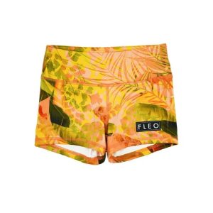 FLEO 3.25 Shorts – Leopard Jungle – Medium – NEW (Gym, Active, Yoga)