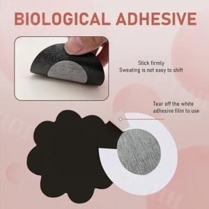 20x Invisible Nipple Covers Adhesive Breast Pasties No Bra Boob Stickers UK