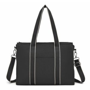 Miss Lulu Wearproof Large Capacity Tote Bag with 15.6” Laptop Sleeve.