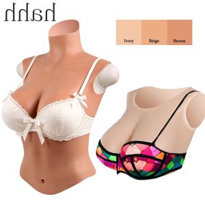 B-H Cup Realistic Silicone Breast Forms Breast Plate Fake Boobs For Crossdresser