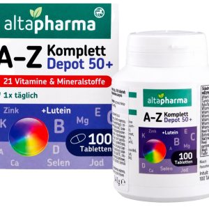 Altapharma, A–Z Complete Depot 50+,Multivitamins and Minerals 100 count