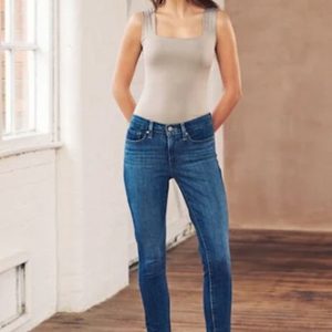 Ladies Womens Jeans Stretch Fit Straight Denim EX STORE Regular Long Leg NEW