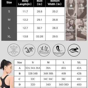 Women’s High Impact Sports Bra Padded Racerback Running Gym Support Bra Top