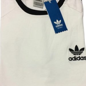 White Adidas Women’s Climalite Polo Shirt Sports Top Size 12 Gym Tennis Tshirt