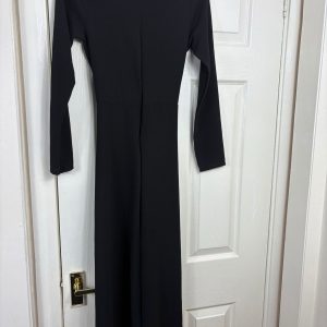 Black Long jumpsuit  – I Saw It First – UK 8 Elegant Twist Waist Design