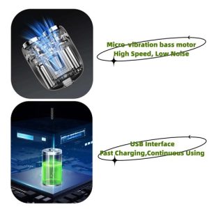 Portable Rotary Travel Shaver – Cordless Wet & Dry Beard Trimmer, High Speed
