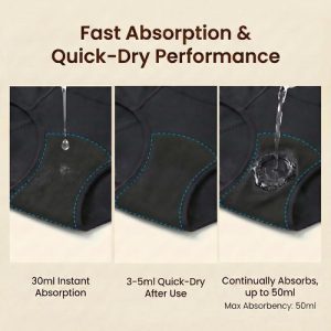 Washable Incontinence Pants Women, High Absorbency Leakproof Incontinence Underw
