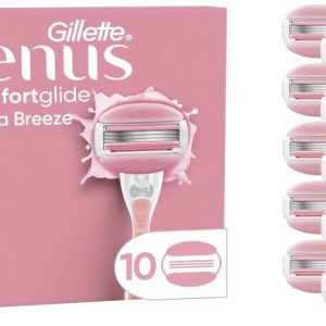 Gillette Venus Comfortglide Spa Breeze Women’s Razor Blade Refills, Pack of 10