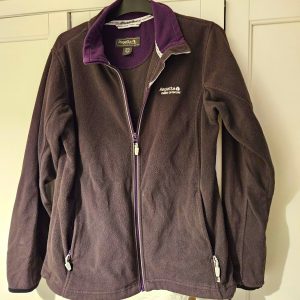 Regatta Xert Women’s Full Zip Fleece Jacket Purple/Grey Long Sleeve UK 12